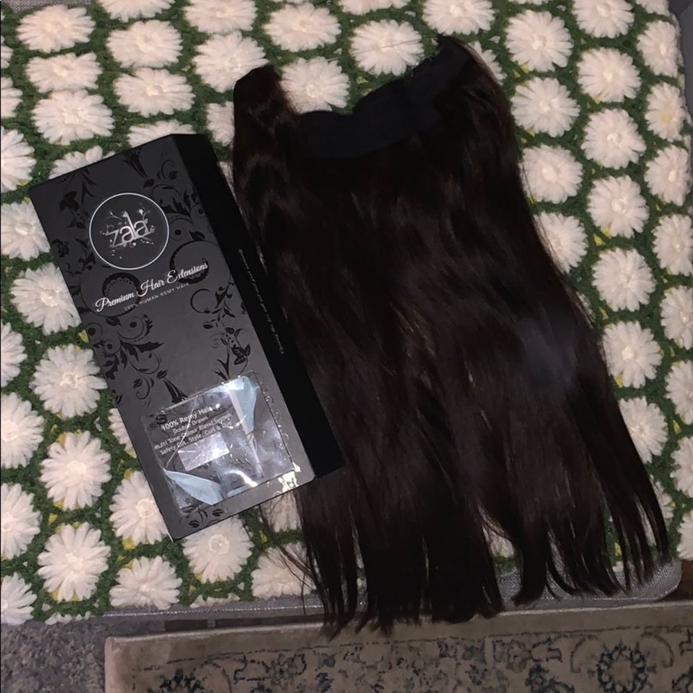Zala human hair halo extensions 20 inches i